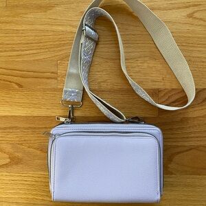 Elegant Lilac Crossbody Bag